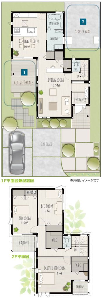 スマートパワーステーションアーバンの間取り図