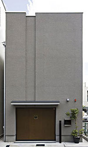 三井ホームの間取り実例「都市型3階建て住宅」の外観画像