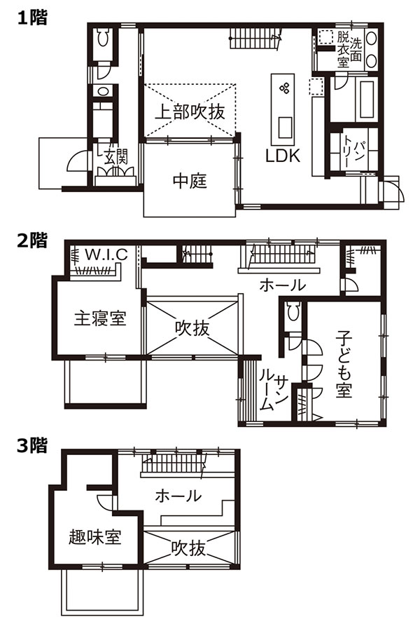 積水ハウス「BIENA（ビエナ）」の事例・間取り図